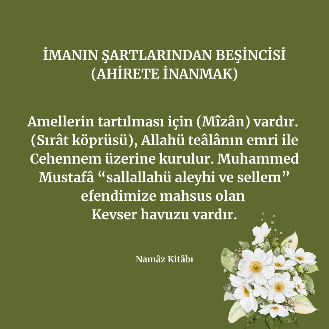 Ahirete İnanmak (6)